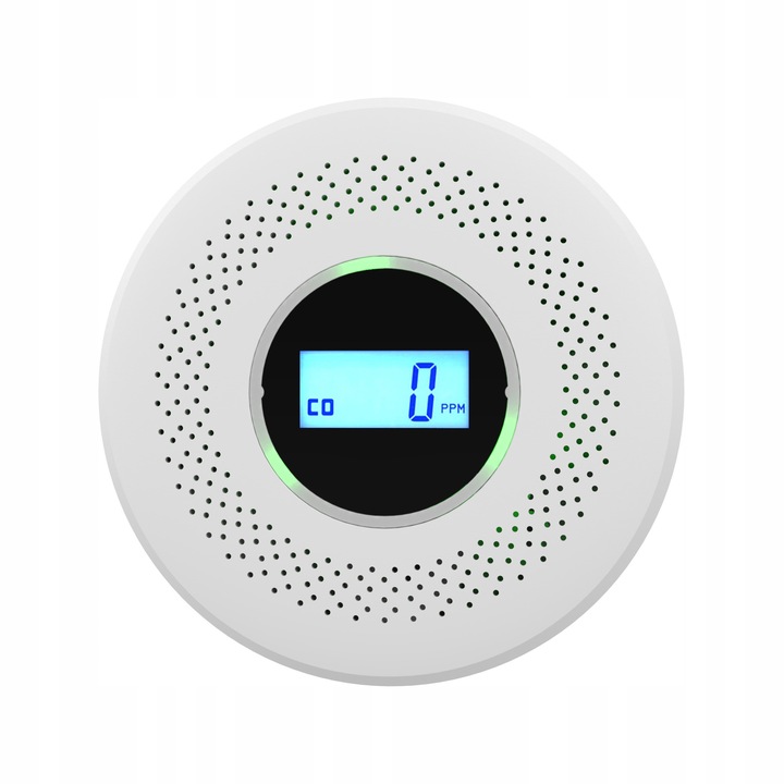 CZUJNIK WYKRYWACZ DETEKTOR CZADU CO TLENKU WĘGLA BEZPRZEWODOWY LCD