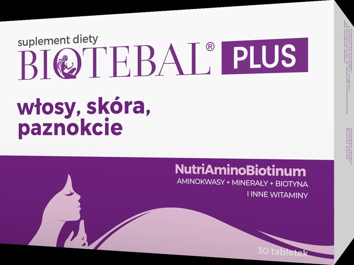 BIOTEBAL TABLETKI PLUS NA WŁOSY,SKÓRA,PAZNOKCIE X 30 TAB.