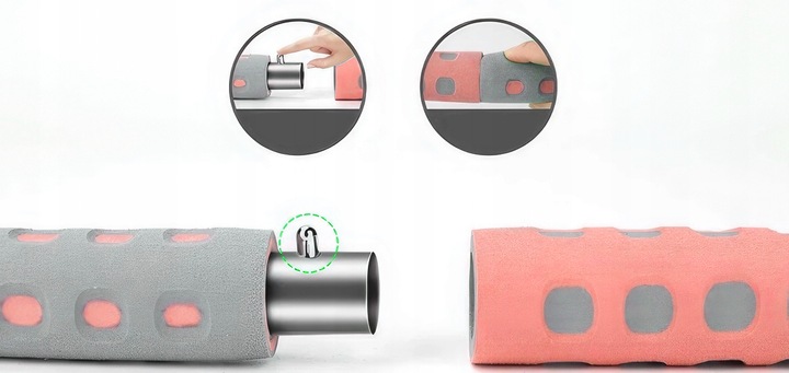 HULA HOP HULAHOP ODCHUDZAJĄCE METALOWE GĄBKOWE + SKAKANKA GRATIS