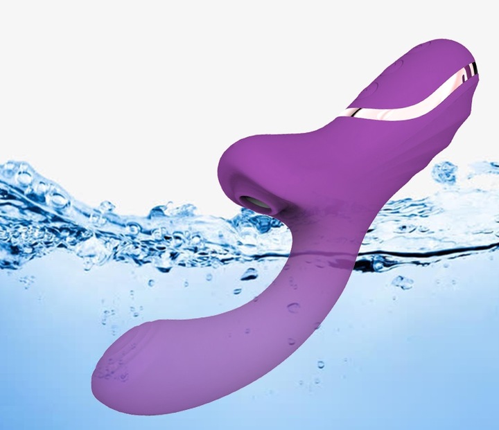 ORGAZMOWY SILIKONOWY SEX WIBRATOR PUNKTU G SSĄCY ŁECHTACZKĘ