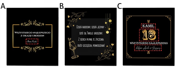 PREZENT NA 30 40 50 60 70 URODZINY ZASTRZYK GOTÓWKI