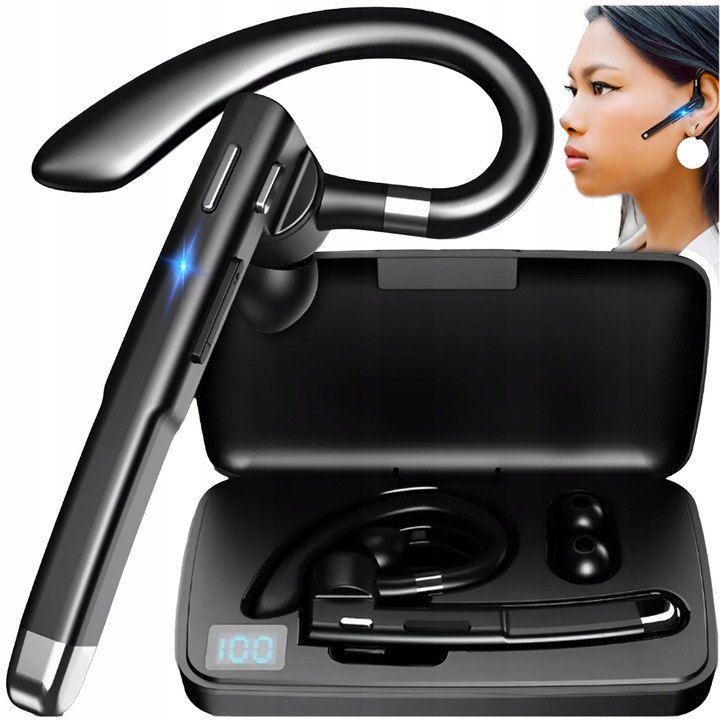 ZESTAW SŁUCHAWKOWY BEZPRZEWODOWA SŁUCHAWKA DO ROZMÓW BLUETOOTH 5.1