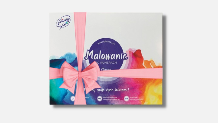 Zestaw do malowanie po numerach iPicasso 40x50 cm na ramie