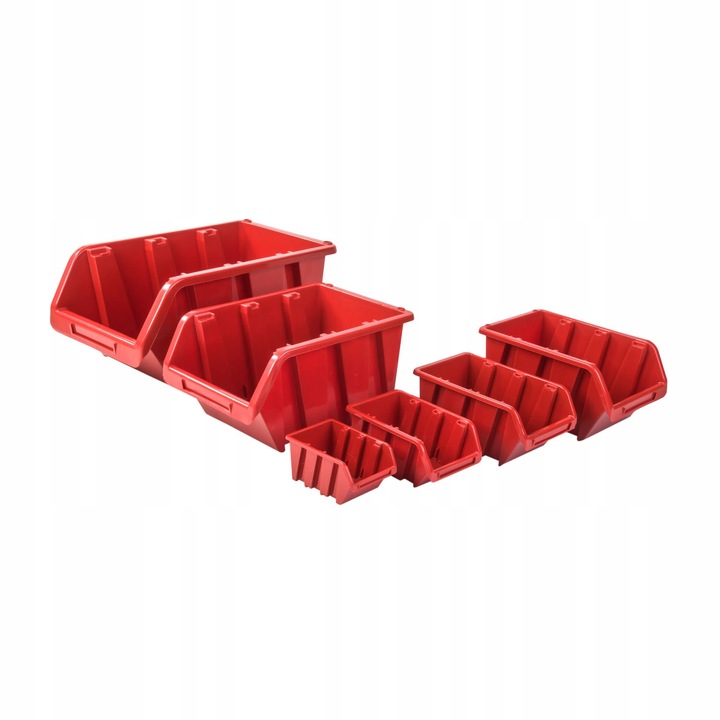 Kuweta pudełko organizer 20x NP6 czerwone