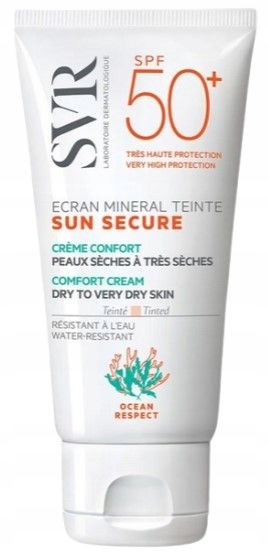 SVR Sun Secure Ecran, krem mineralny barwiący do twarzy SPF 50+, 60g