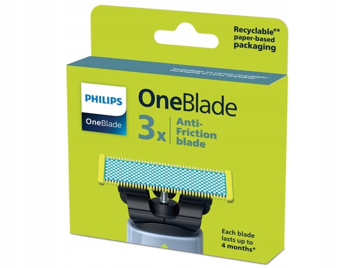 Ostrza golarki PHILIPS OneBlade 360 Anti-Friction QP235/50 (3 szt.)