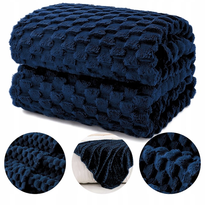 KOC ŚWIĄTECZNY 160X200 NARZUTA NA ŁÓŻKO NA KANAPĘ MIĘKKI PLED Z MIKROFIBRY