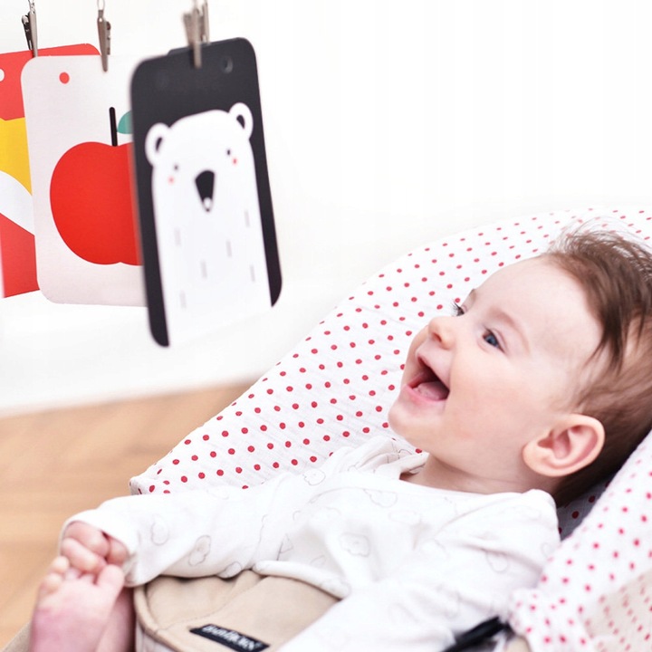 CZUCZU STARTER MALUCHA KSIĄŻECZKI KONTRASTOWE 0M+