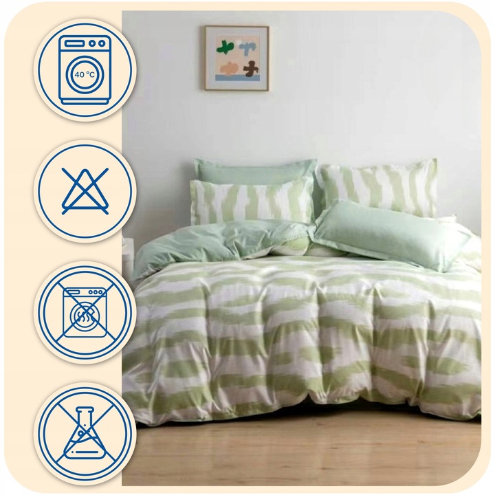 POŚCIEL 200x220 KOMPLET DWUSTRONNA Z PRZEŚCIERADŁEM MIŁA DUŻO WZORÓW #