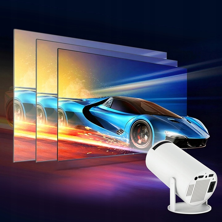 Projektor Rzutnik Android TV WiFi FULL HD Przenośny SMART Głośnik