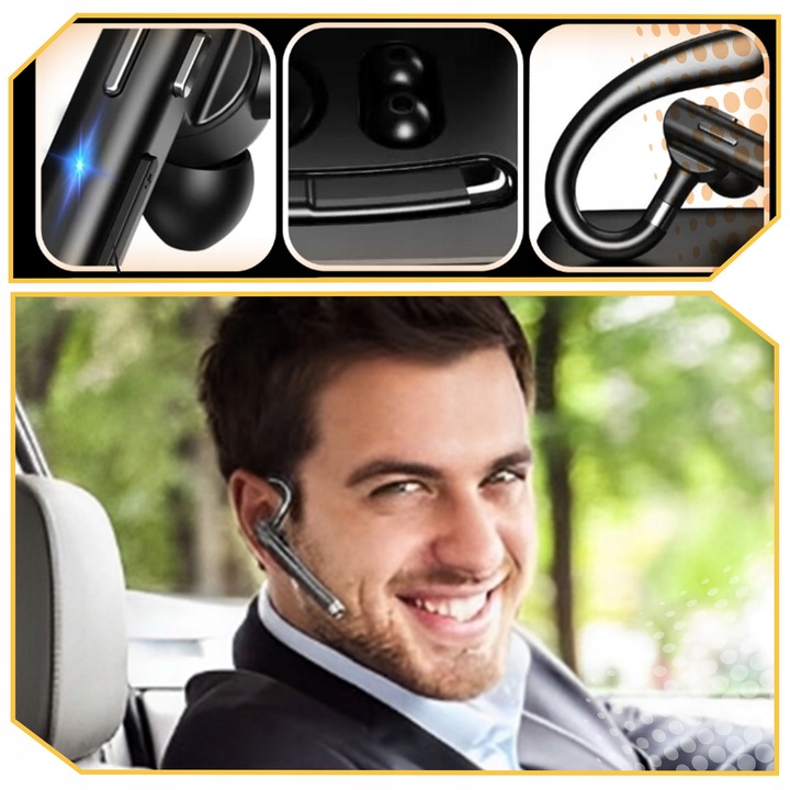 ZESTAW SŁUCHAWKOWY BEZPRZEWODOWA SŁUCHAWKA DO ROZMÓW BLUETOOTH 5.1