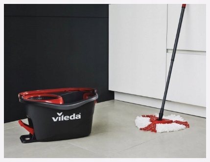 Vileda MOP OBROTOWY TURBO Easy Wring and Clean TURBO ZESTAW BOX