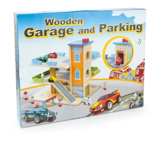 Garaż i parking 3 poziomy, auta (4) helikopter