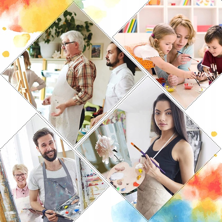 MALOWANIE PO NUMERACH Z RAMĄ Obrazy Do Malowania Po numerach OBRAZ 40x50