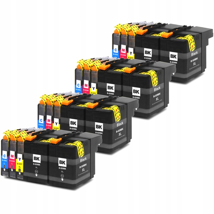 TUSZE LC-525 XL LC-529 XL DO DRUKARKI BROTHER MFC-J200 DCP-J100 DCP-J105