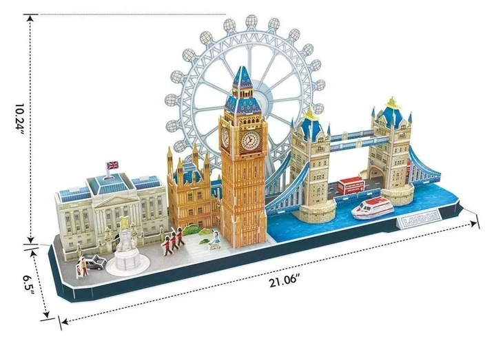 CUBIC FUN Cubic Fun Puzzle 3D City Line London