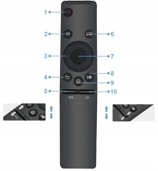 PILOT DO TV SAMSUNG SMART BN59-01259 UNIWERSALNY