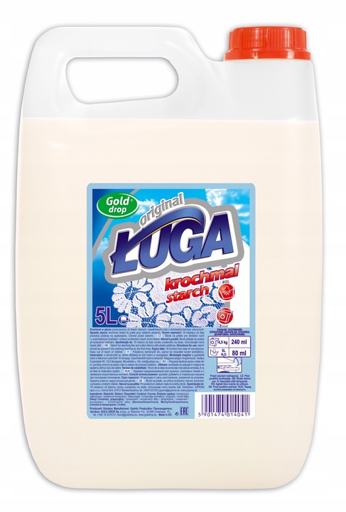 Krochmal Syntetyczny Ługa 5L Gold Drop