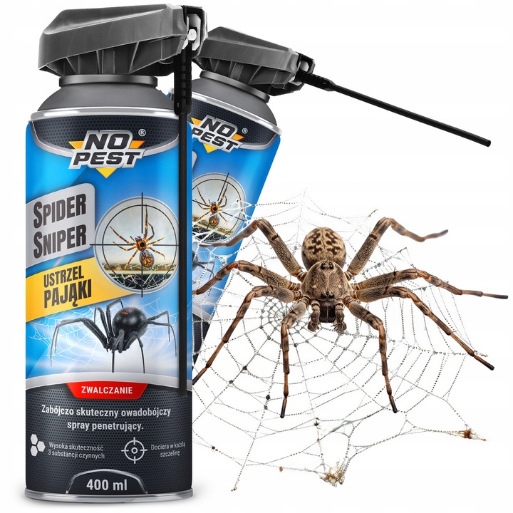 ŚRODEK PŁYN SPRAY PREPARAT NA PAJĄKI PAJĘCZAKI NO PEST 400ML SPIDER