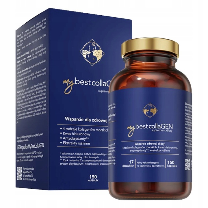 MyBestPharm MyBestCollaGEN Kolagen typu I 150 kapsułek