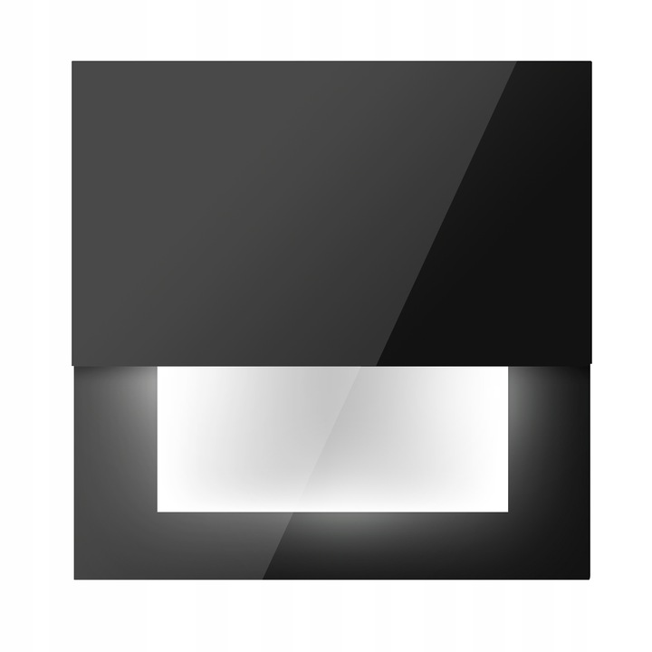 Oprawa schodowa 230V LED oświetlenie schodowe CZARNA Neutralna 4500k