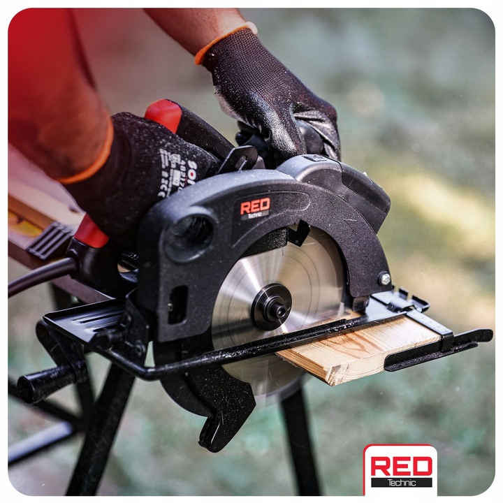 PIŁA TARCZOWA PILARKA RĘCZNA DO DREWNA Z LASEREM 2250W PRZECINARKA 185