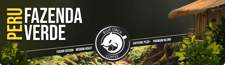 Kawa ziarnista 1kg PERU FAZENDA VERDE Fusion Edition Blue Orca +