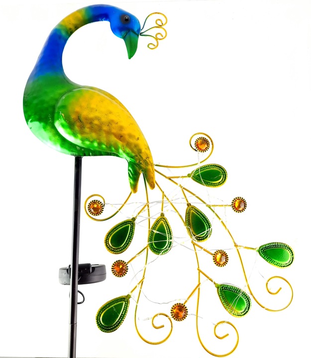 LAMPA PAW SOLARNY ŚWIECĄCĄ LED OZDOBA SOLARNA SOLAR OGRÓD LAMPKA WBIJANA