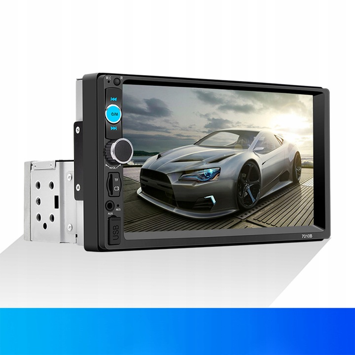 RADIO SAMOCHODOWE BLUETOOTH 1 DIN 7" USB MICRO SD 4x45W DOTYKOWY EKRAN