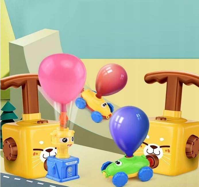 Aerodynamiczny samochód wyrzutnia balonów samochody KRAB 12 X BALON