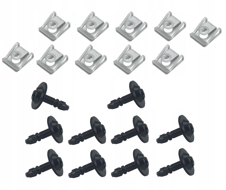 10X WKRĘT ŚRUBA SPINKA OSŁONY SILNIKA AUDI VW B8 A4 A5 A6 A7 A8 Q3 Q5 Q7 S4