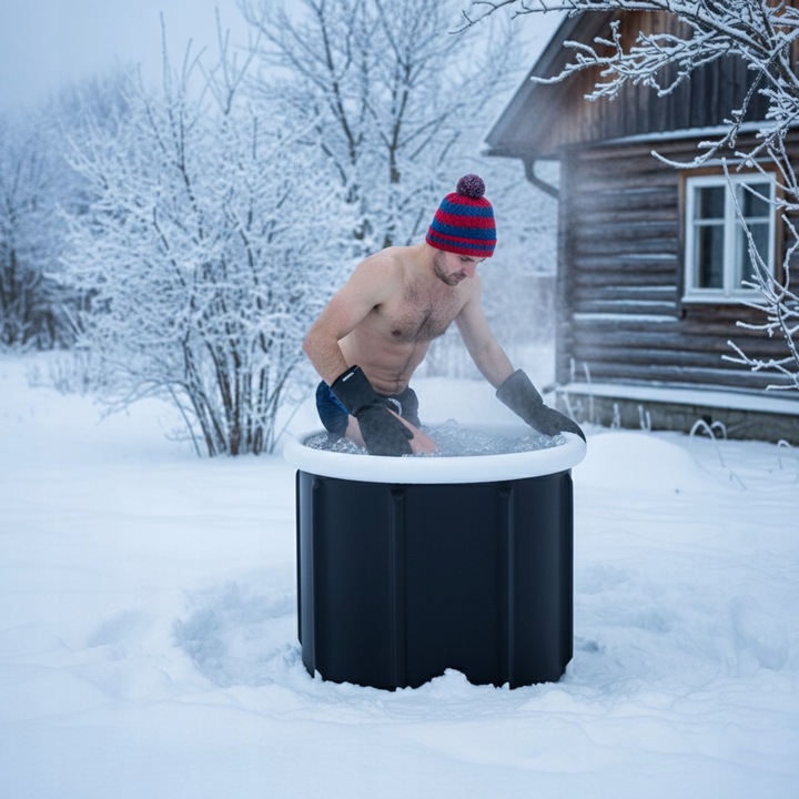 BECZKA DO MORSOWANIA BALIA 400L WANNA PRZENOŚNA REGENERACJA 80 CM