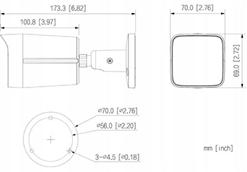 KAMERA TUBOWA IPC-HFW1639TC-A-IL-0280B-S6 Smart Dual Light - 6 Mpx DAHUA