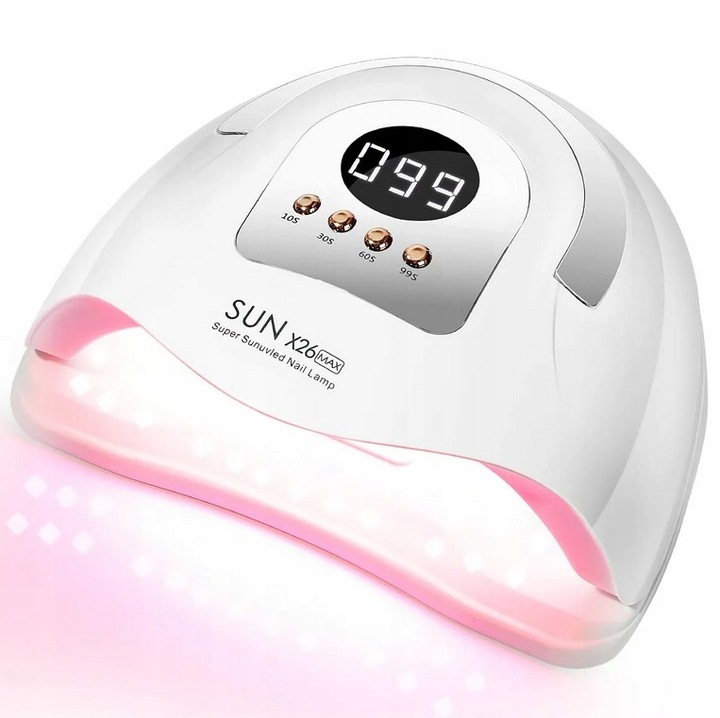 Lampa do paznokci UV Dual LED SUN X26 MAX 380W aż 81diód mocna