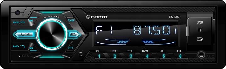 RADIO SAMOCHODOWE RADIOODTWARZACZ BLUETOOTH PILOT USB MP3 SD RDS