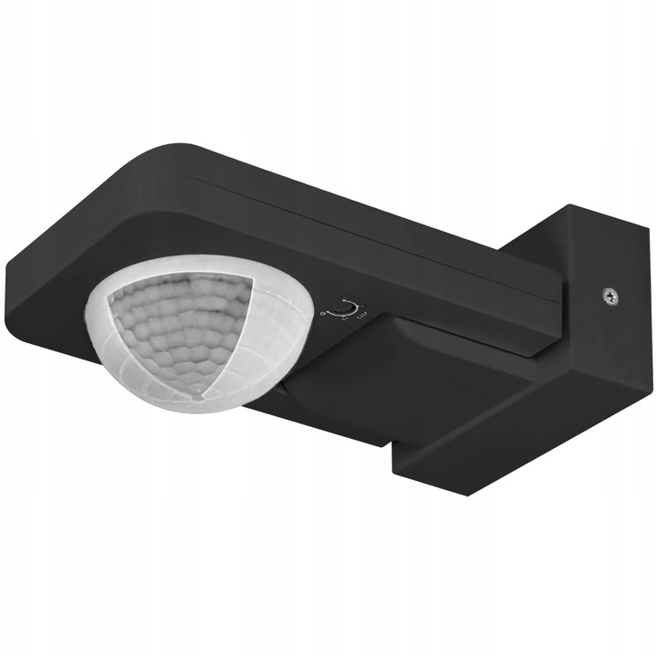 CZUJNIK RUCHU ZMIERZCHU ZEWNĘTRZNY LED CZUJKA REGULACJA 360 20M CZARNY