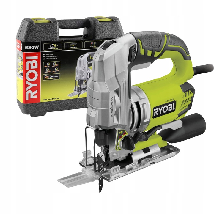 RYOBI WYRZYNARKA ELEKTRYCZNA RJS1050-K 680W LED REGULACJA + WALIZKA