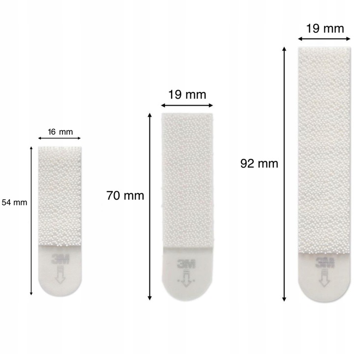COMMAND Rzepy samoprzylepne d Wieszania Obrazów do 7,2kg Zestaw