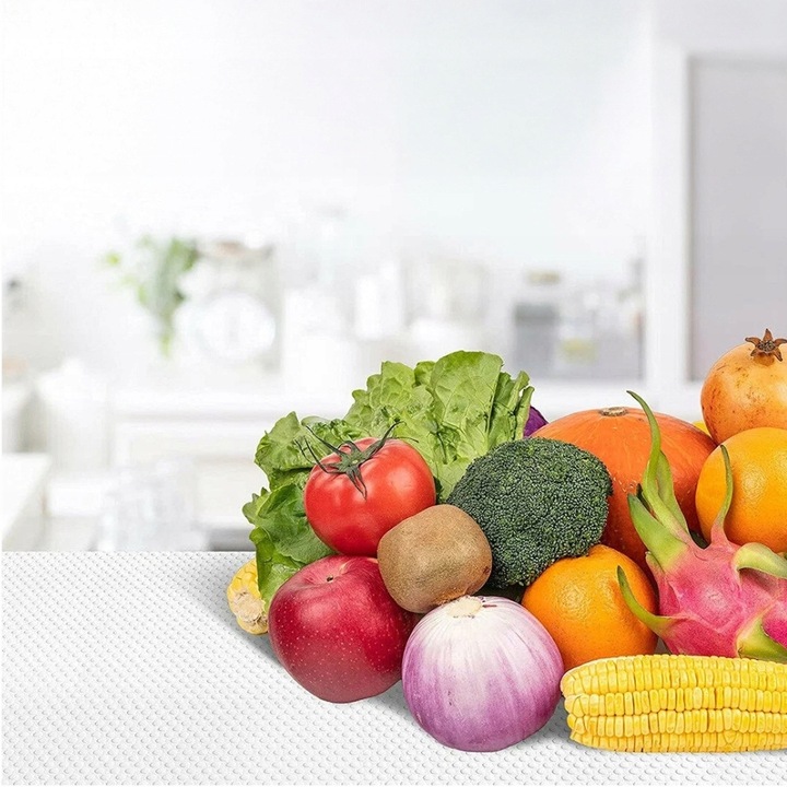 Mata antypoślizgowa biała 500x50cm ochronna do szuflad szafek kuchni