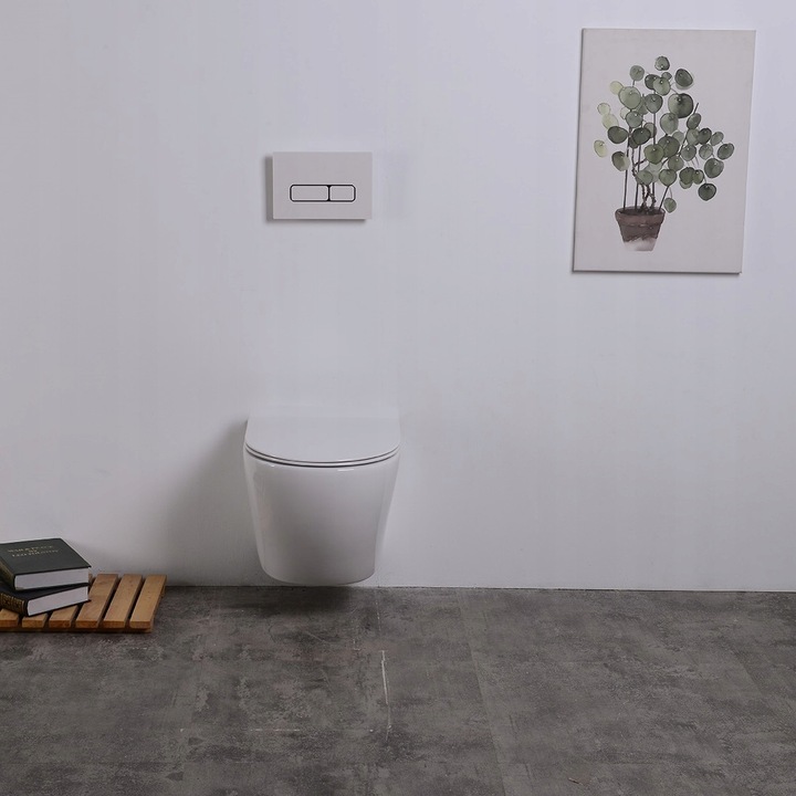 MISKA PODWIESZANA MUSZLA WC WISZĄCA MISA TORNADO + DESKA