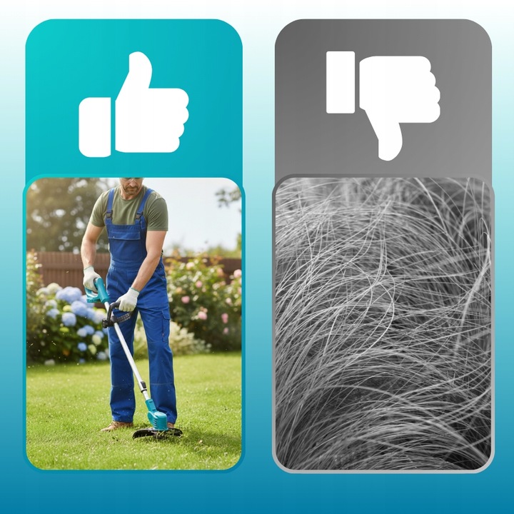 PODKASZARKA AKUMULATOROWA KOSA WYKASZARKA DO TRAWY MOCNA KOSIARKA 2X