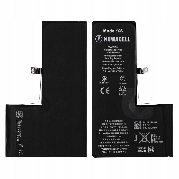 Bateria NOWACELL do iPhone XS- większa pojemność