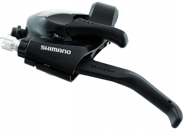 Klamkomanetka Lewa Przód Czarna Shimano ST-EF41 3 Rzędowa