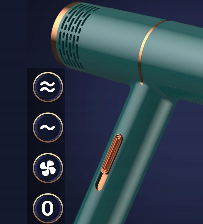 Mała Suszarka do Włosów z Jonizacją 800W z Dyfuzorem Jonizacja