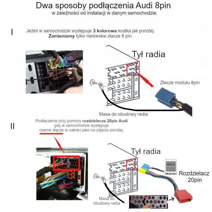 Adapter Bluetooth Audio in VW Audi Seat Skoda