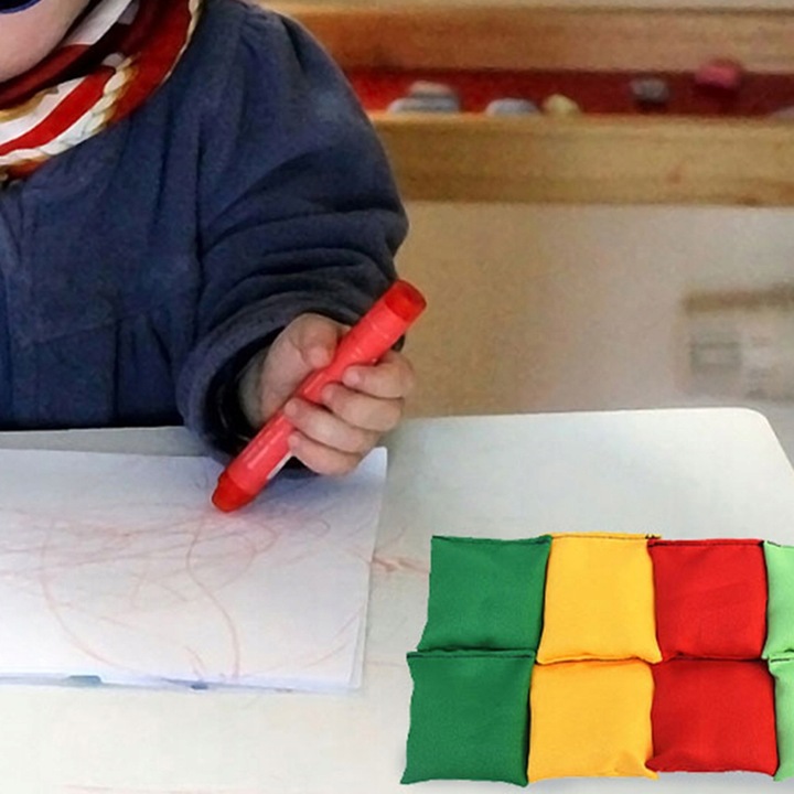 Zestaw do rzutek dla dzieci - 20 woreczków, zabawa w domu i na dworcu!