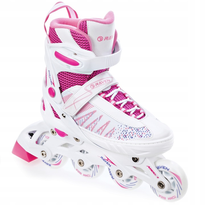 Rolki Regulowane RAVEN Grace 31-35 Kółka LED