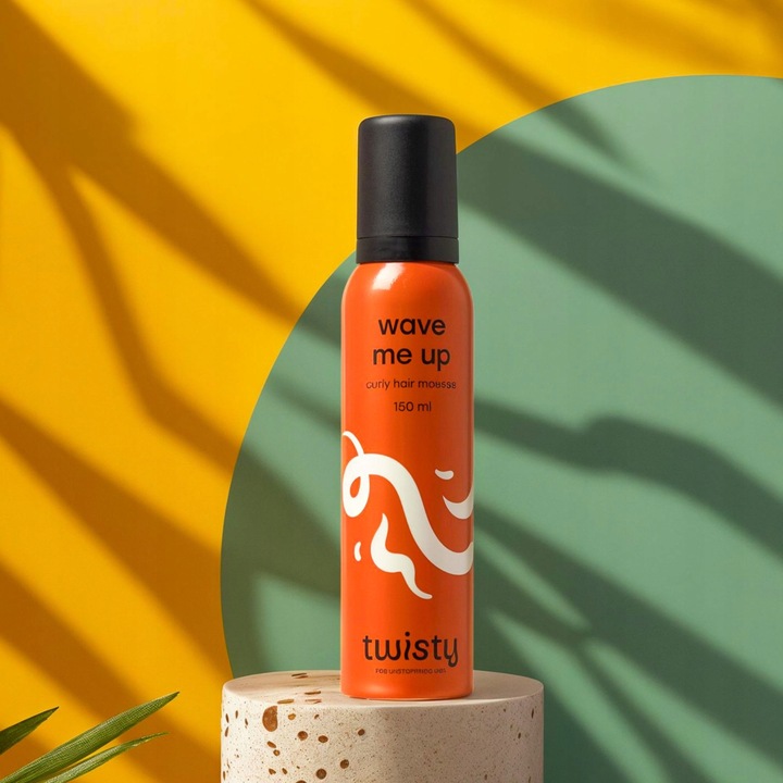 PIANKA do WŁOSÓW kręconych utrwalająca skręt LEKKOŚĆ UTRWALA TWISTY