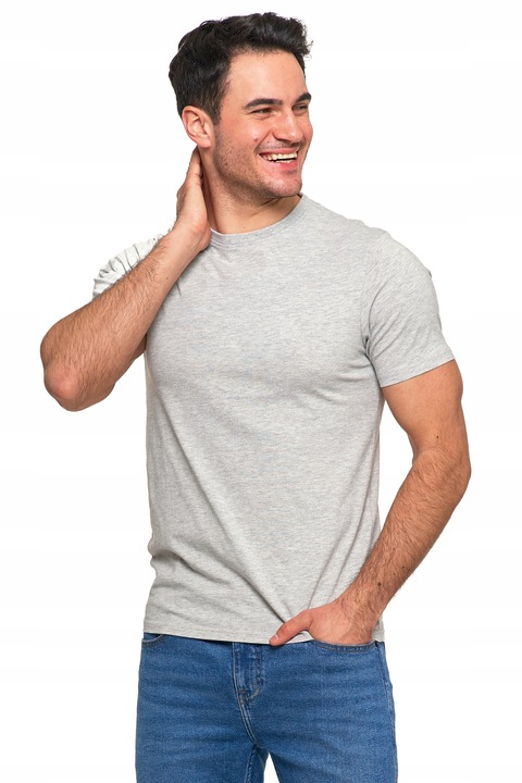 KOSZULKA MĘSKA KRÓTKI RĘKAW BAWEŁNIANA T-SHIRT ZESTAW 3-PAK MORAJ