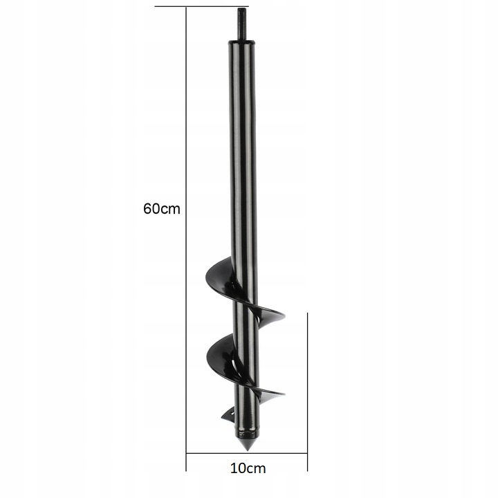 ŚWIDER WIERTŁO WIERTNICA DO SADZENIA ZIEMI GLEBY GLEBOWA 10 CM 60 CM